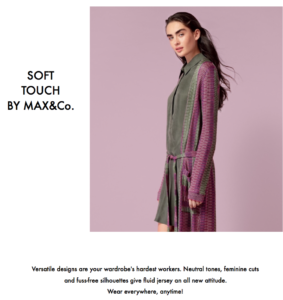 , Soft Touch By MAX&#038;Co.
