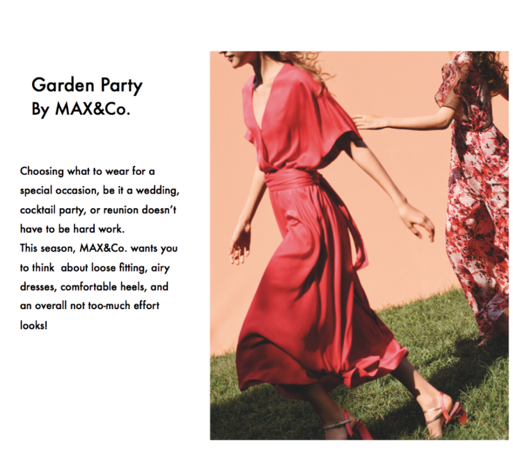 , Garden Party By MAX&#038;Co.