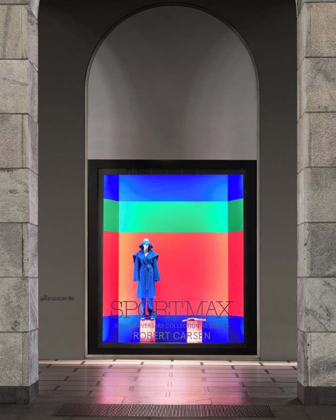 , Sportmax takes over the windows of Milan’s Rinascente