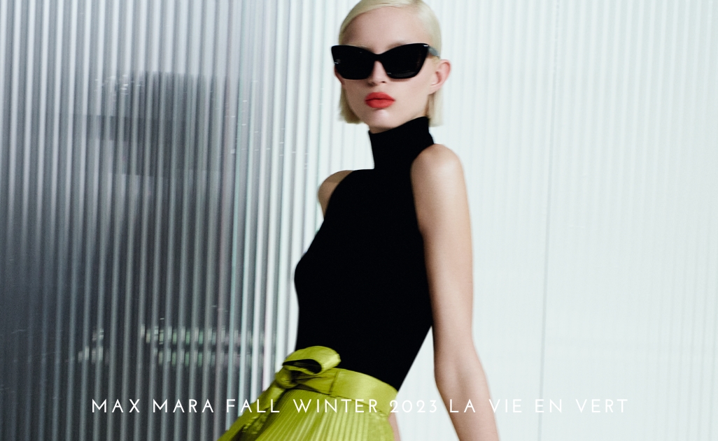 , Max Mara Fall Winter ’23 La Vie En Vert